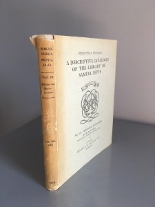 Bibliotheca Pepysiana: A Descriptive Catalogue of the Library of Samuel Pepys, Part III – Mediaeval Manuscripts (Sidgwick & Jackson Ltd., 1923)