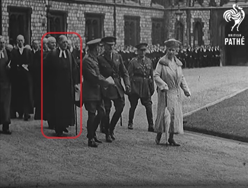 Screenshot from "New Colours for Eton OTC (1930)", with M. R. James highlighted.